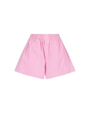 Balenciaga Lightweight 100% Cotton Pants For - Pink