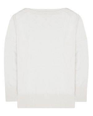 Officine Creative Linfa Wool Silk Cashmere Sweater For - White