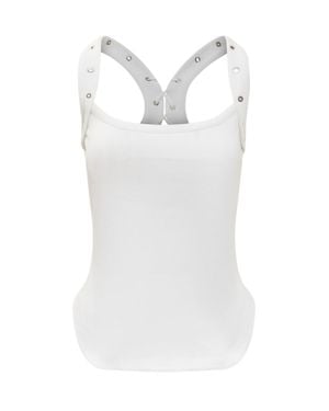 The Attico Stylish Tank Top - White