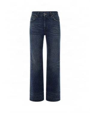 Haikure High-Rise Straight-Leg Jeans - Blue