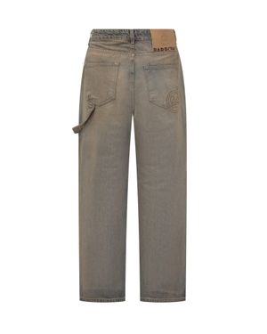 Barrow Vintage-Inspired Denim Jeans - Gray
