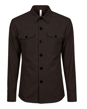 Pmds Wool-Blend Shirt - Black