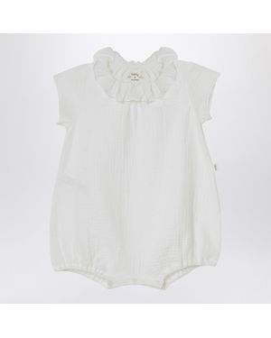 Teddy & Minou Cotton Romper - White