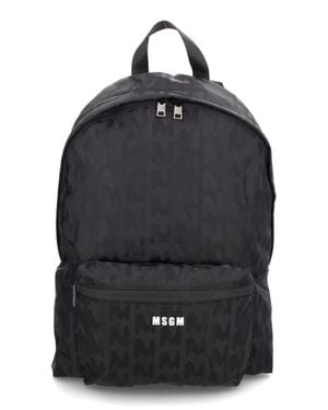 MSGM Polyamide Backpack - Black