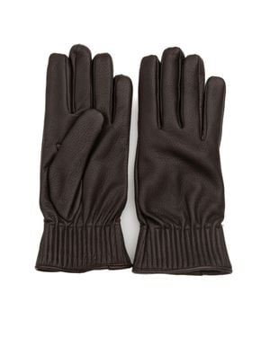 Orciani Luxury Leather Gloves For - Black