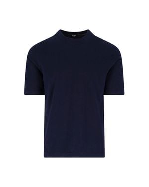 K-Way 100% Cotton Crewneck Sweater - Blue