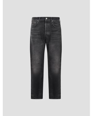 Haikure Achilles Vintage-Inspired Cotton Denim Jeans - Gray