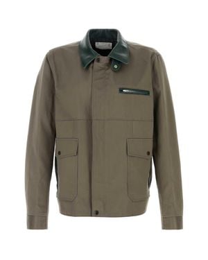 Sacai Cotton Chino Blouson - Green