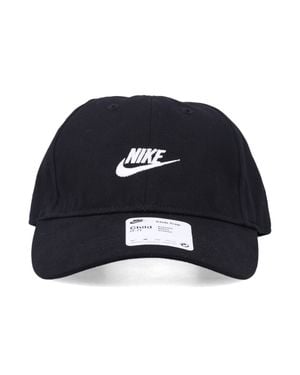 Nike Kids' Mini Futura Brushed Cotton Twill Cap - Blue