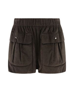 The Mannei Cotton Shorts - Black