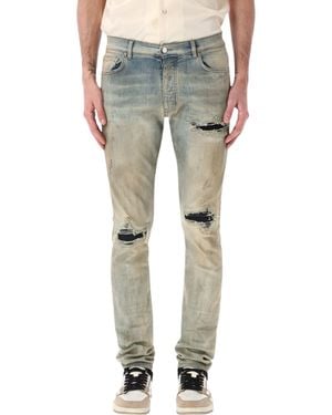 Amiri Suede Mx1 Jeans - Gray