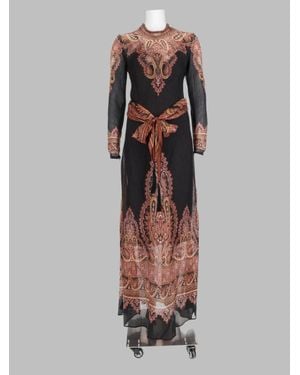Zimmermann Linen-Silk Dress - Pink
