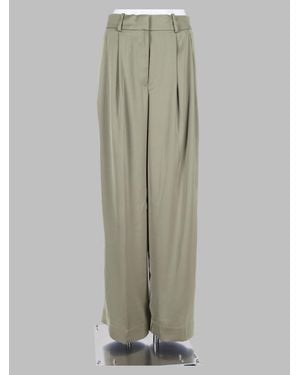 MICHAEL Michael Kors Pleated Wide-Leg Pants - Green
