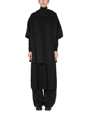 Raf Simons Ataraxia Wool Blend Dress - Black