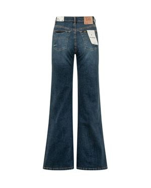 Lois Lindsay Palazzo Jeans - Blue