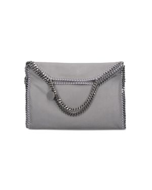 Stella McCartney Falabella Fold-Over Ladies Tote - Gray
