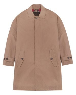 Baracuta Style Mini Coat For - Brown