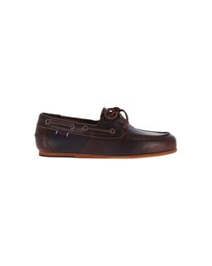 Sebago Leather Flat Shoes - Brown