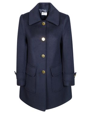 P.A.R.O.S.H. Double-Breasted Overcoat - Blue