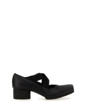 Uma Wang Leather Pumps With 4 Cm Heel - White