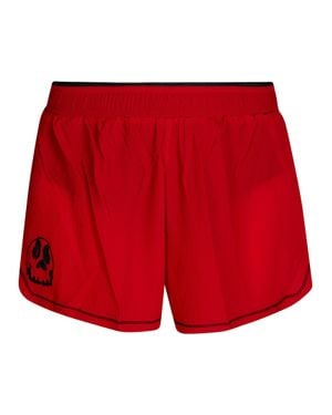Y-3 Graphic Run Shorts Performance Stretch - Red