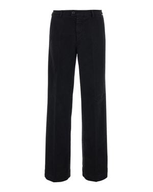 Roy Rogers Denim Jeans With Button & Zip Front Closure - Black