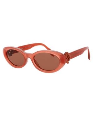 Fendi Fe40140U Square Acetate Sunglasses 53-18-135, With Case Included - Black