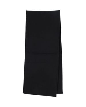 BERNER KUHL Wool-Cashmere Scarf With Soft Blend - Black