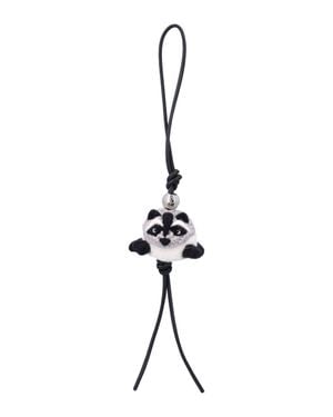 Loewe Raccoon Felt Charm - Metallic