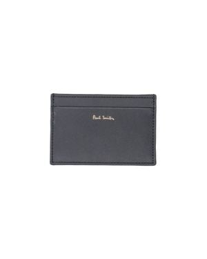 Paul Smith Leather Card Holder - Gray