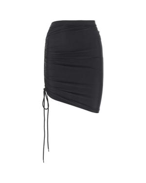 Balenciaga Stretch Nylon Skirt - Black