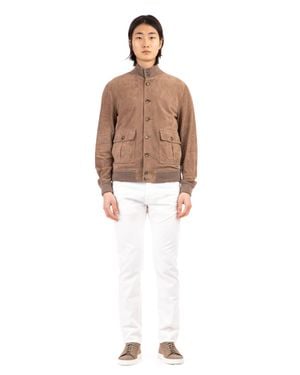 Valstar Unlined Wool Blend Jacket With Horn Button Closure - White