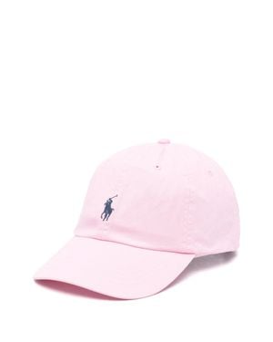 Polo Ralph Lauren Six-Panel Embroidered Ventilated Hat - Pink