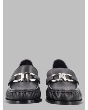 Ferragamo Sleek Loafers - Metallic