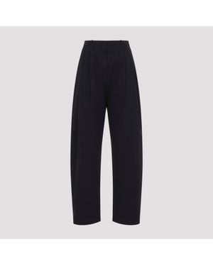 Studio Nicholson Sperro Double Pleat Cotton Pant - Blue