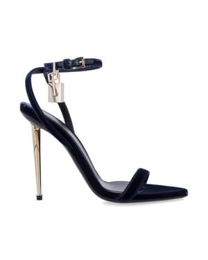 Tom Ford Sculptural Flat Sandal - Blue