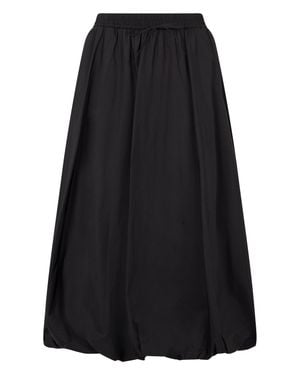 Weekend by Maxmara Wide Flared Skirt - Black
