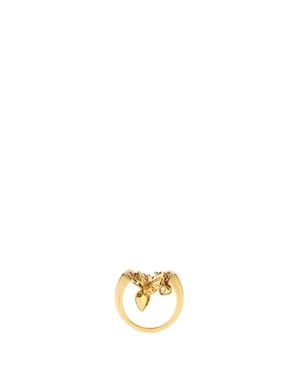 Chloé Chloé Ring With Mineral Glass Stone - Metallic