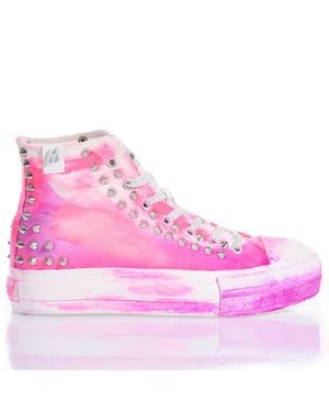 MIMANERA Artisan Platform Sneaker - Pink