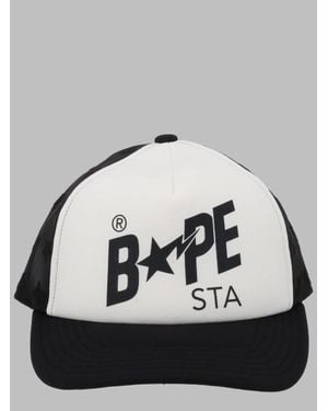 A Bathing Ape Cappello Da Baseball "Bape Sta" - Metallic