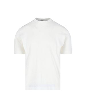 Caruso Lightweight 100% Cotton T-Shirt - White