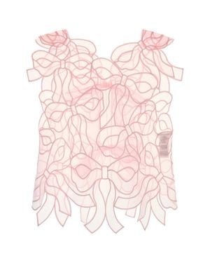 Cecilie Bahnsen Lightweight Knit Top - Pink
