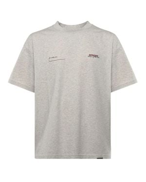 Represent Crew Neck Graphic Print T-Shirt - Gray