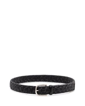 Orciani Mel. Skin Wool Belt - White