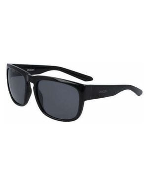 Dragon Rune 001 Plastic Sunglasses - Black