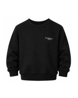 Givenchy Girls 100% Cotton Logo Sweatshirt - Black