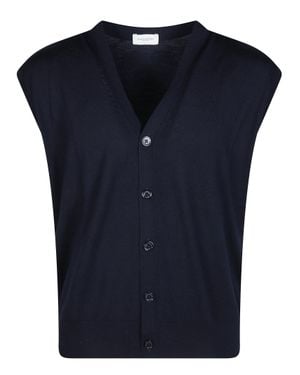 Paolo Pecora Gilet Sweater Vest - Blue