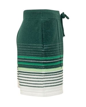 CASABLANCA Boucle Loop Mini Shorts - Green