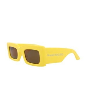 McQueen Am0433S Sunglasses - Yellow