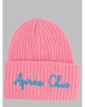 MC2 Saint Barth Kids Soft Embroidered Print Chic Hat - Pink